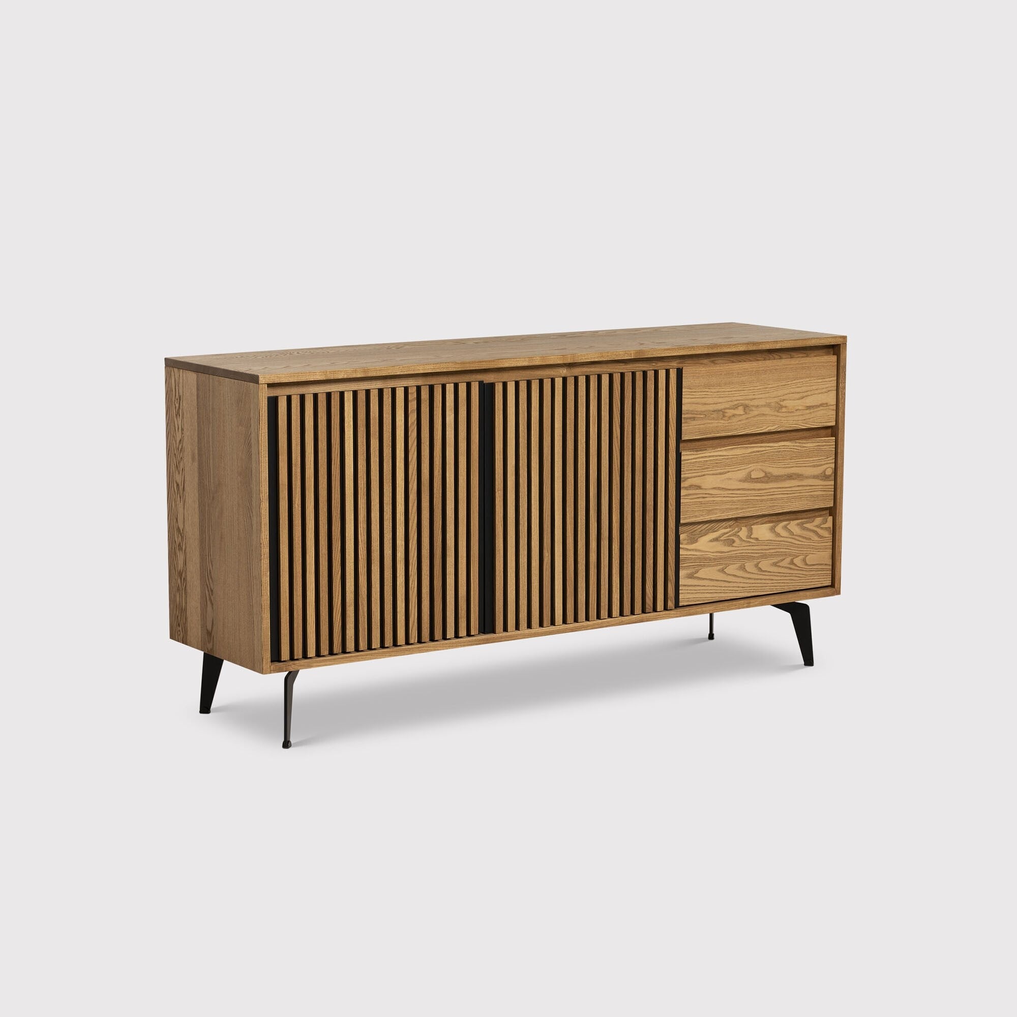 Bergen Sideboard 160x44x81.1cm, Neutral Oak | Barker & Stonehouse