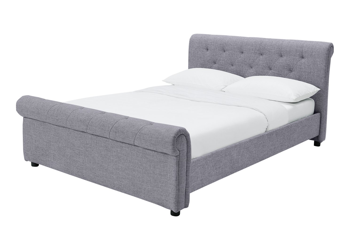 Argos Home Newbury Kingsize Bed Frame - Grey
