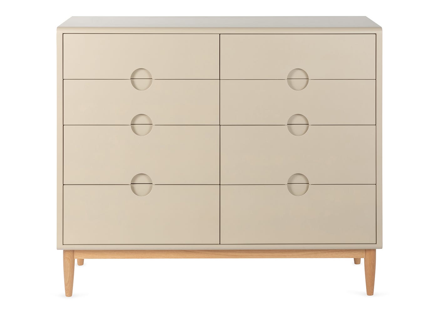 Heal's Amira Wide Chest of Drawers Painted Oatmeal