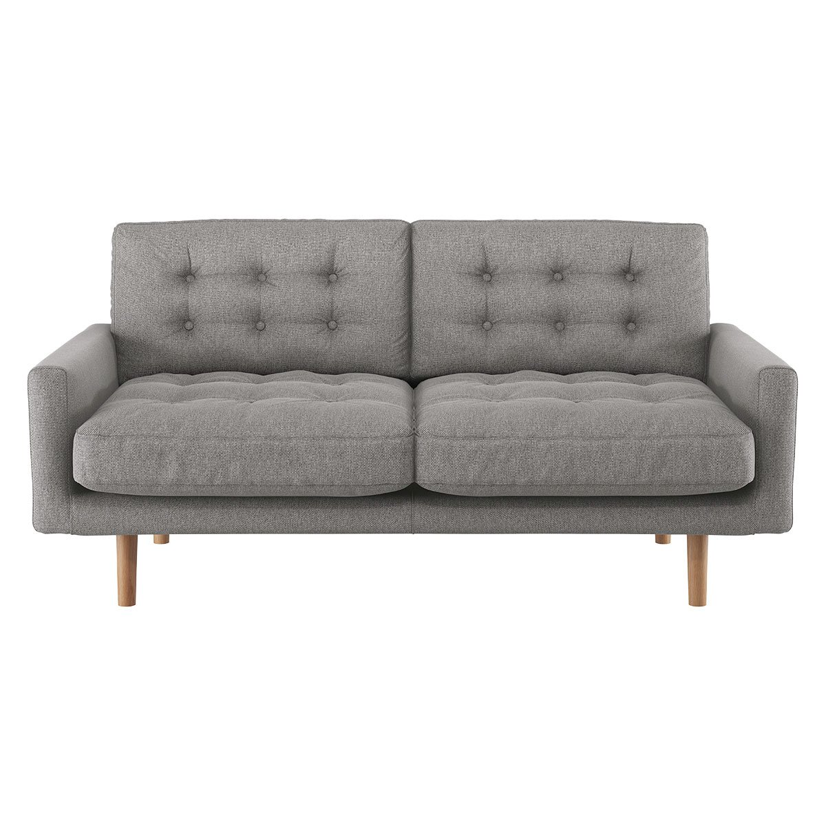 Habitat Fenner 2 Seater Fabric Sofa - Grey