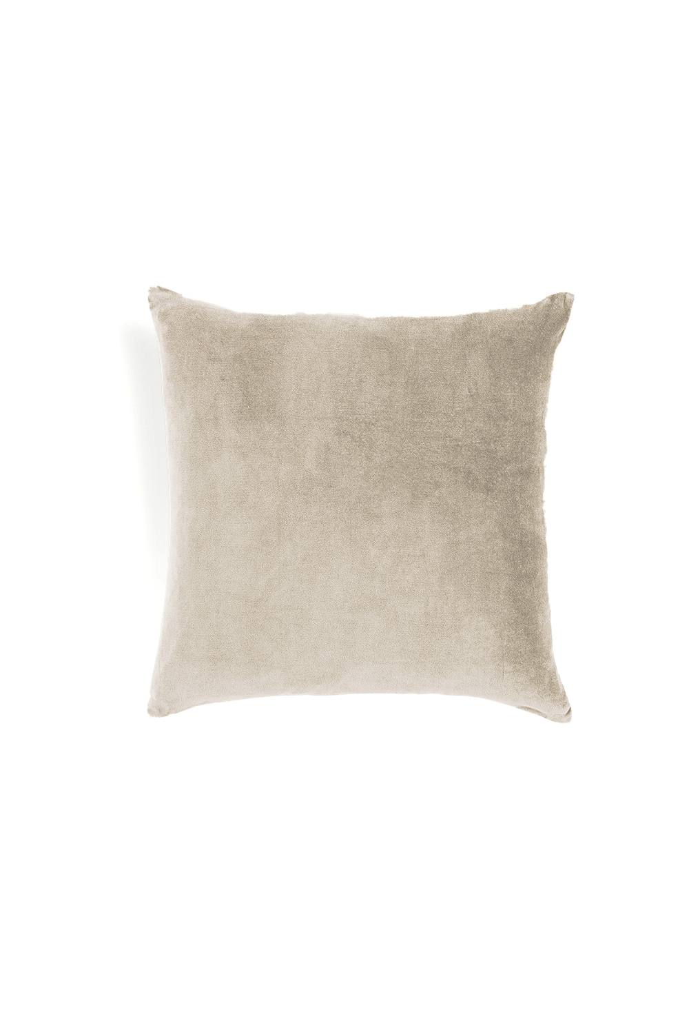 CHRISTY Luxury Filled Velvet 'Jaipur' Square Cushions in Brown