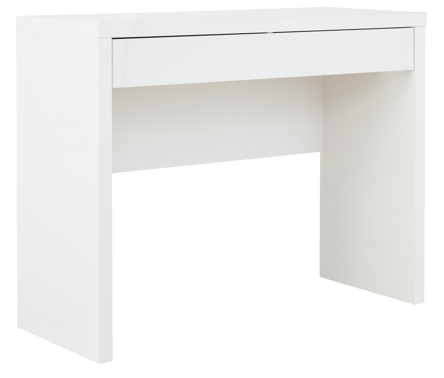 Habitat Jenson Dressing Table Desk - White Gloss