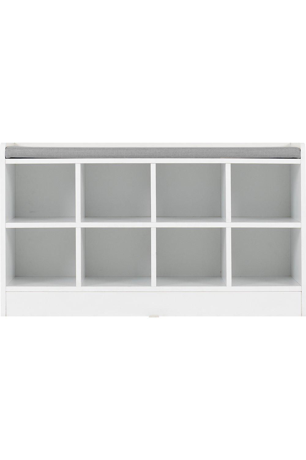 Seconique Portland Shoe Bench in White 3