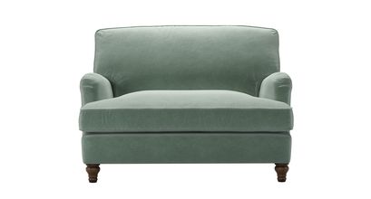 Bluebell Loveseat Sofabed in Sage Smart Velvet - sofa.com