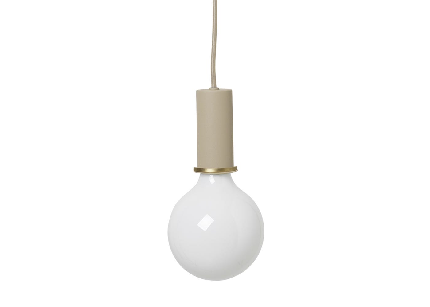ferm LIVING Collect Pendant Light Cashmere Low