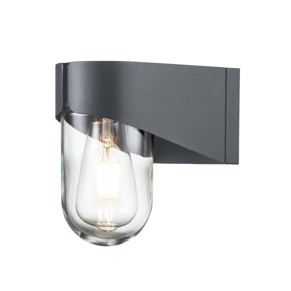 Netlighting Porto Outdoor Wall Lamp Grey IP44