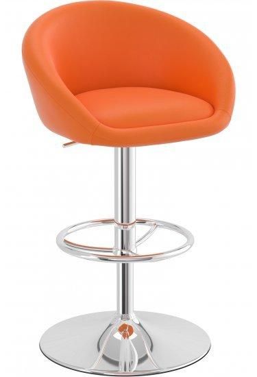 netfurniture Tuscany Orange Bar Stool Height Adjustable