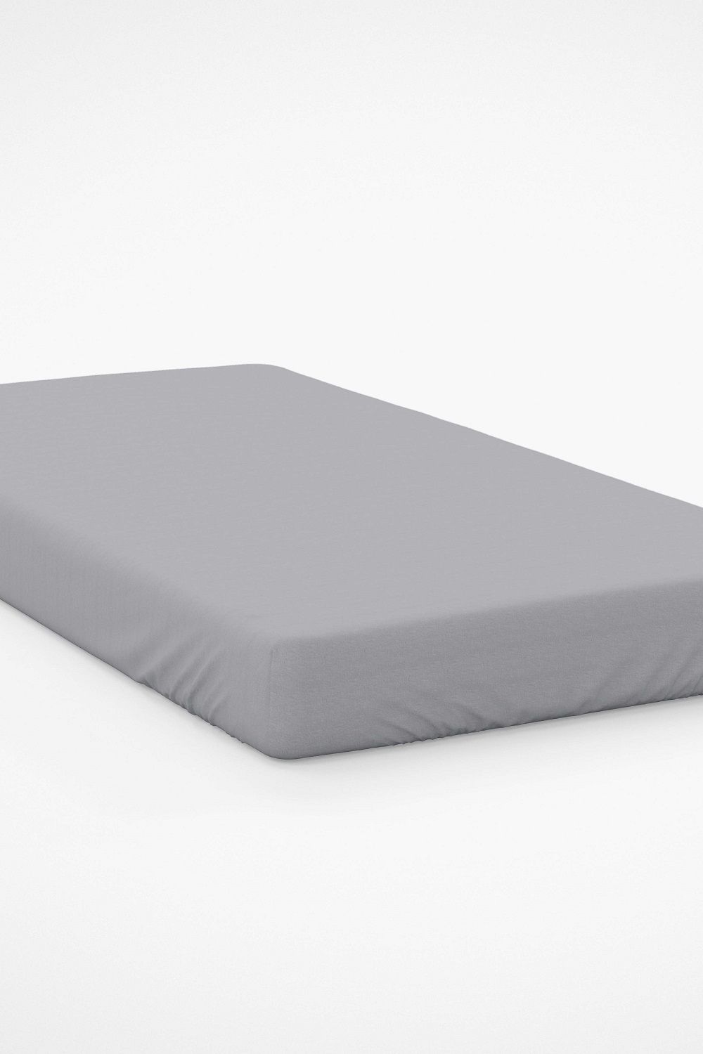 Belledorm Egyptian Cotton 200 Thread Count 38cm Fitted Sheet in Light Grey