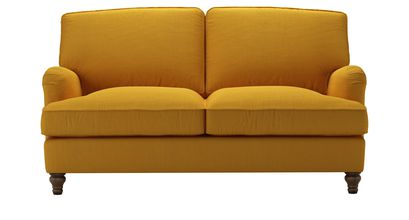 Bluebell 2 Seat Sofabed in Mango Brushed Linen Cotton - sofa.com