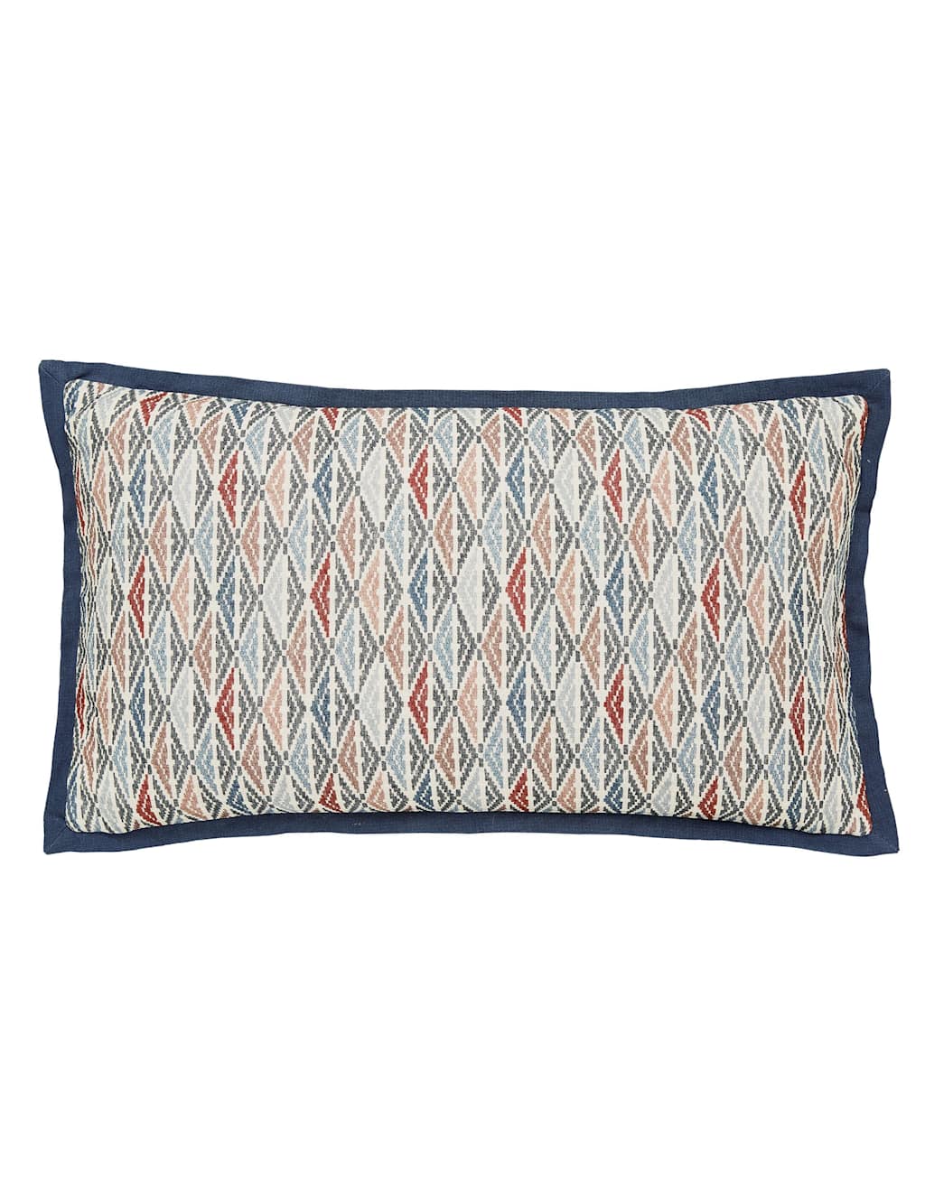 Bedeck of Belfast Lucine Geometric Diamond Rectangle Cushion Multi