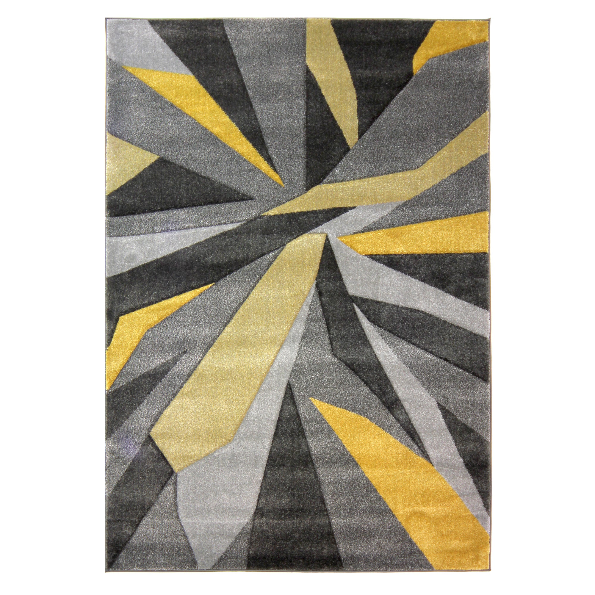 Shatter Hand Carved Rug Ochre