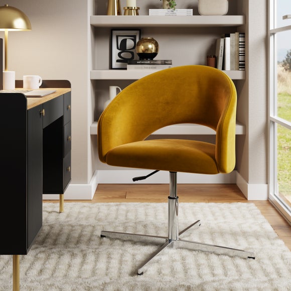 Fergie Velvet Office Chair