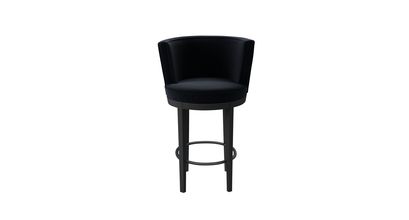 Margaux Bar Stool in Pitch Smart Cotton - sofa.com