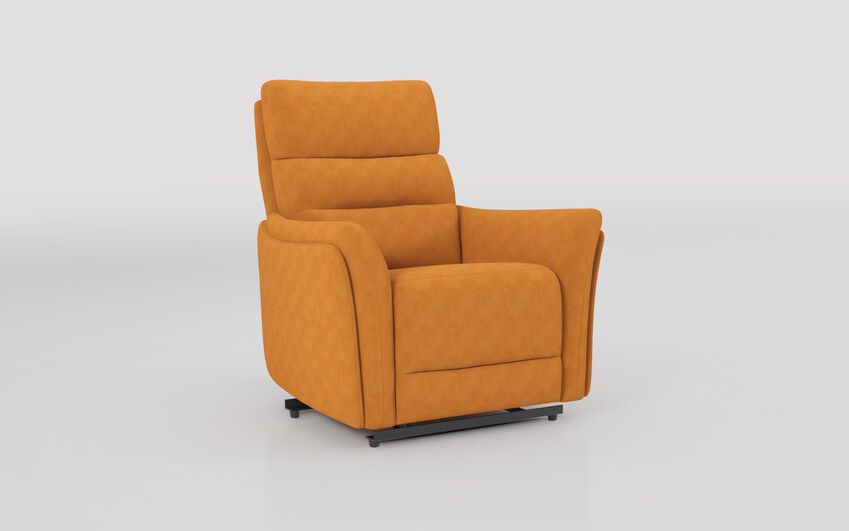 Yellow Fabric Cleveley Armchair