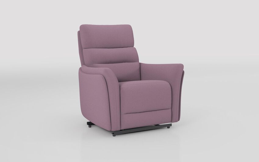 Purple Fabric Cleveley Armchair