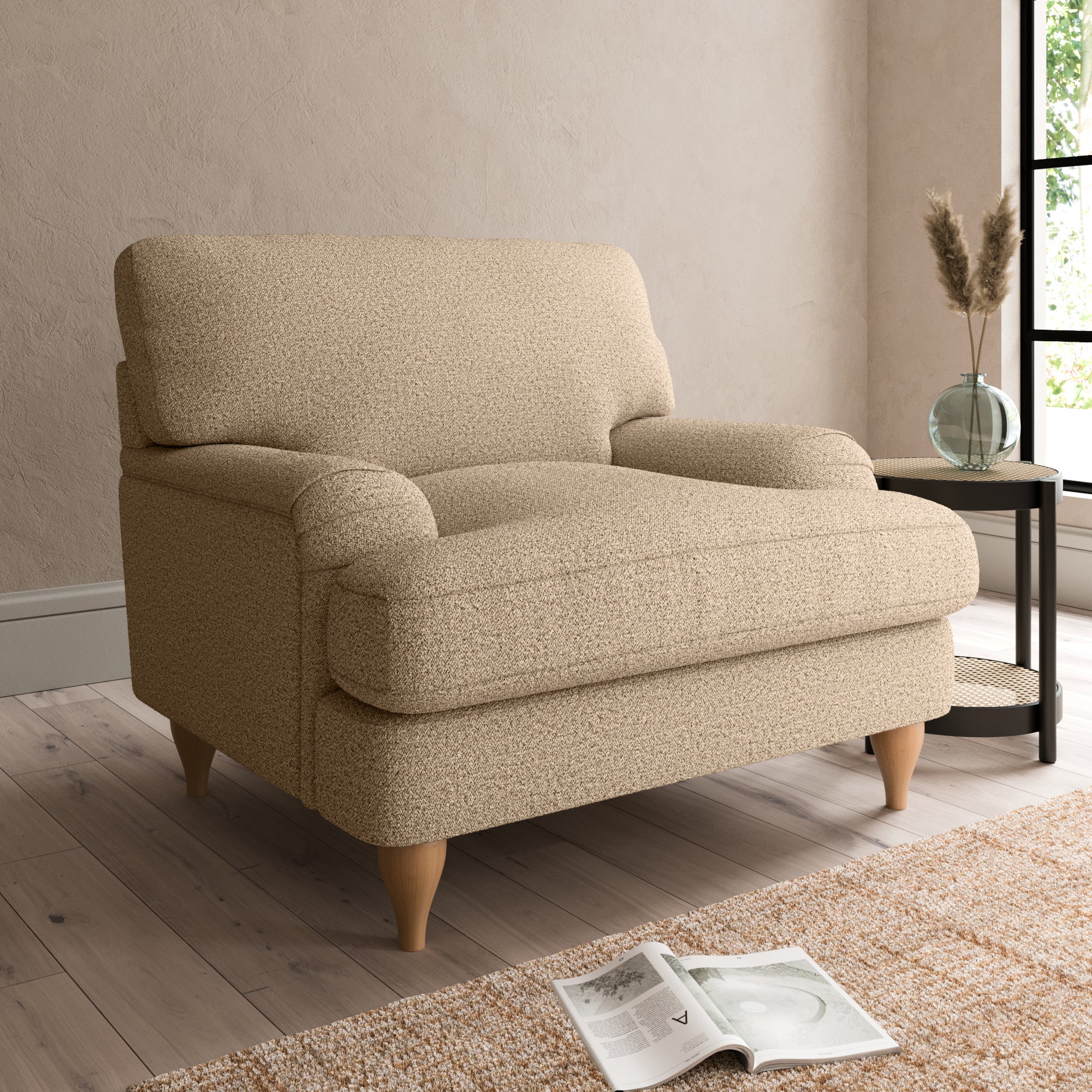 Darwin Cosy Marl Armchair Cosy Marl Camel
