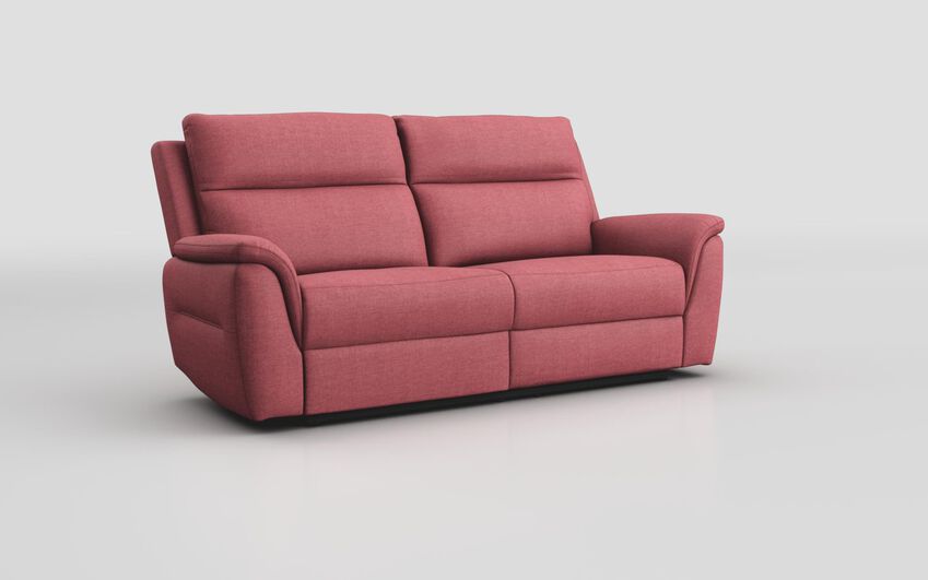 Pink Fabric Sogliano 3 Seater Sofa