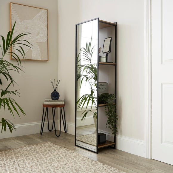 Fulton Mirrored Shelving Unit