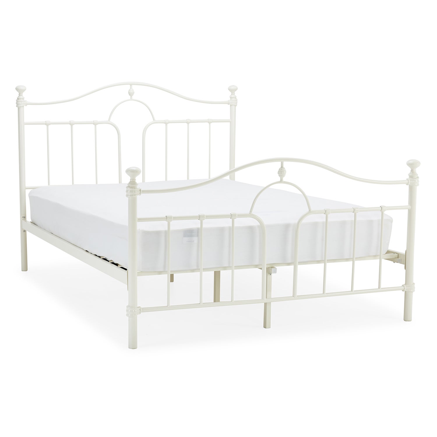 Keswick Cream Metal Bed Frame Cream