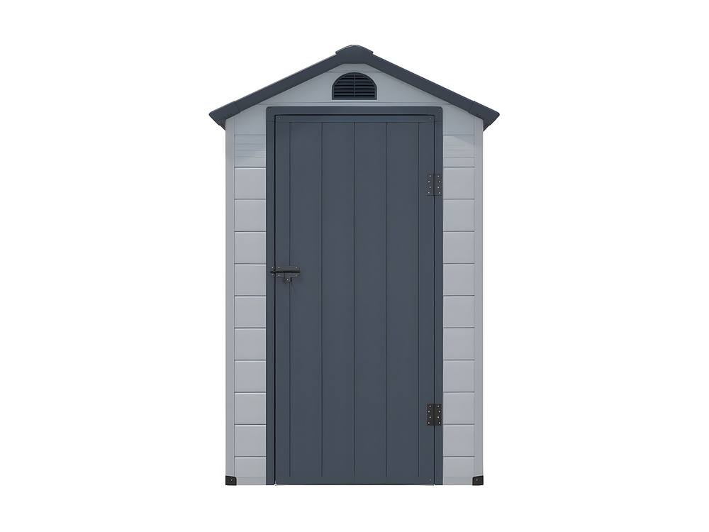 Vente-unique Grey Resin Garden Shed - 1.39 M² - CESIO in Light Grey 2