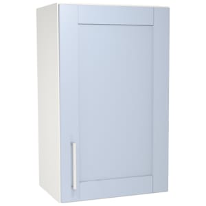Wickes Ohio Hazy Blue Shaker Wall Unit - 450mm