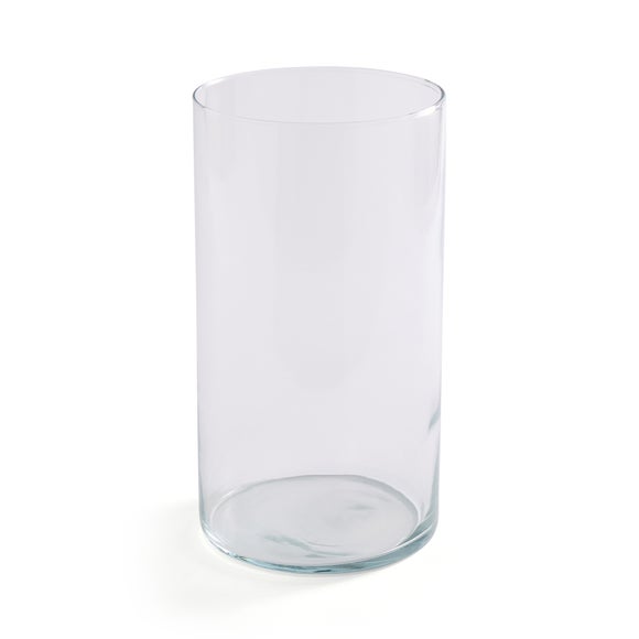 Cylinder Glass Vase, 29cm 3