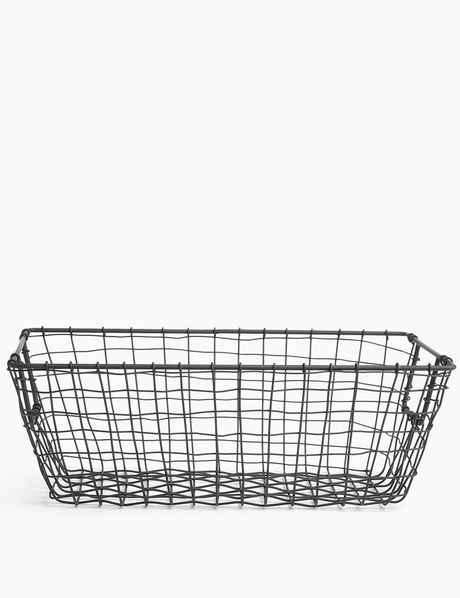 M&S Wire Rectangular Storage Basket