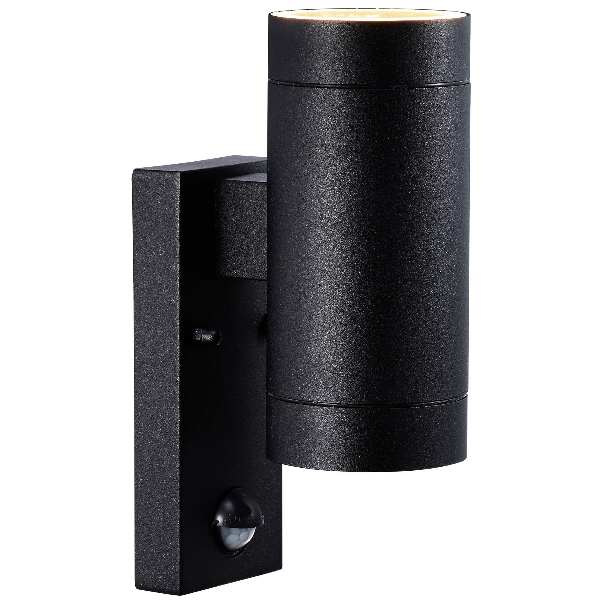 Nordlux Modern Outdoor Wall Light Black Metal GU10 Weatherproof - Mains Powered, IP54