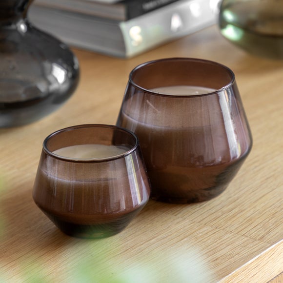 Set of 2 Oud Rose Multi Wick Candles