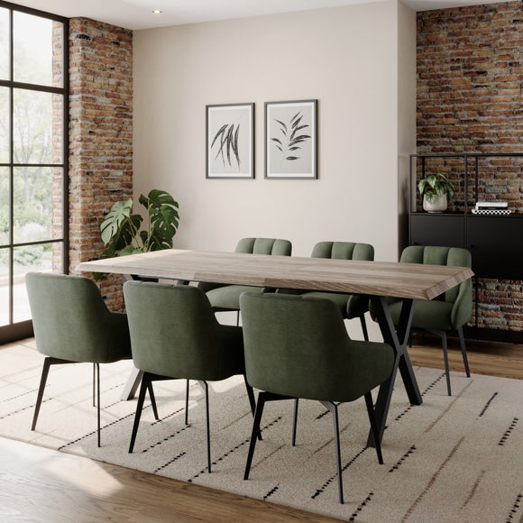 Ezra II 4-6 Seater Extendable Rectangle Dining Table