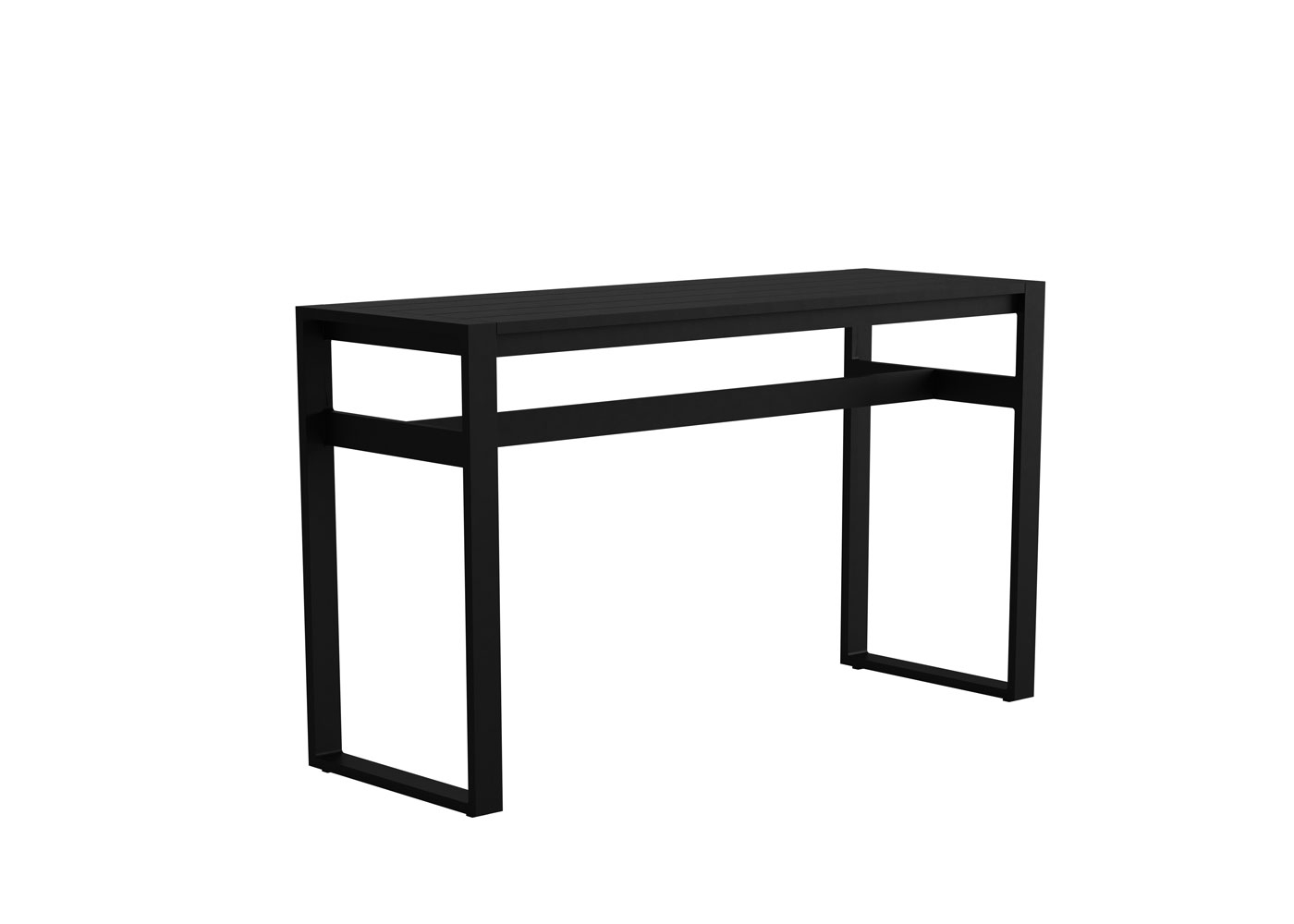 Case Eos Rectangular Bar Table Black
