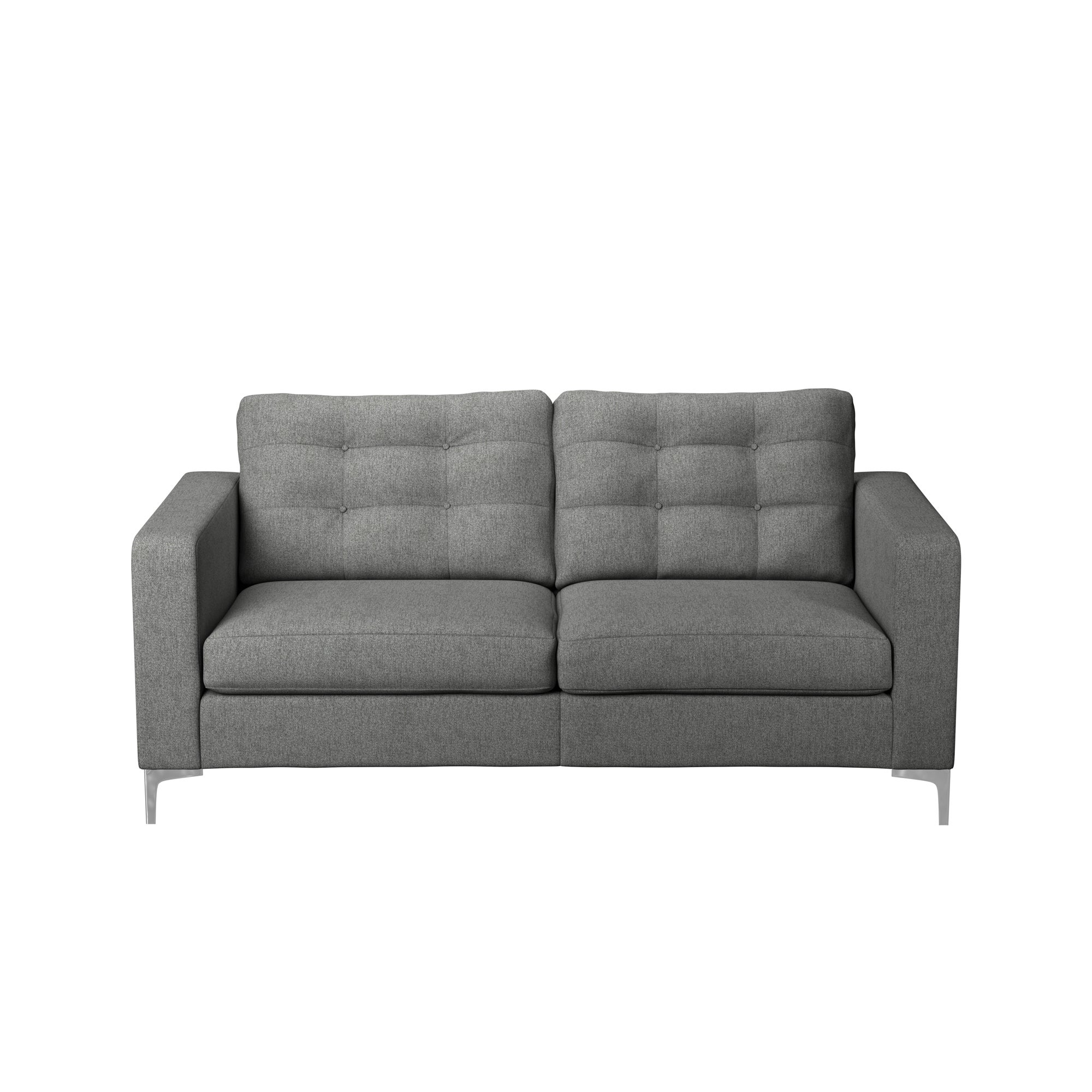 Hackney Herringbone 3 Seater Sofa Pewter