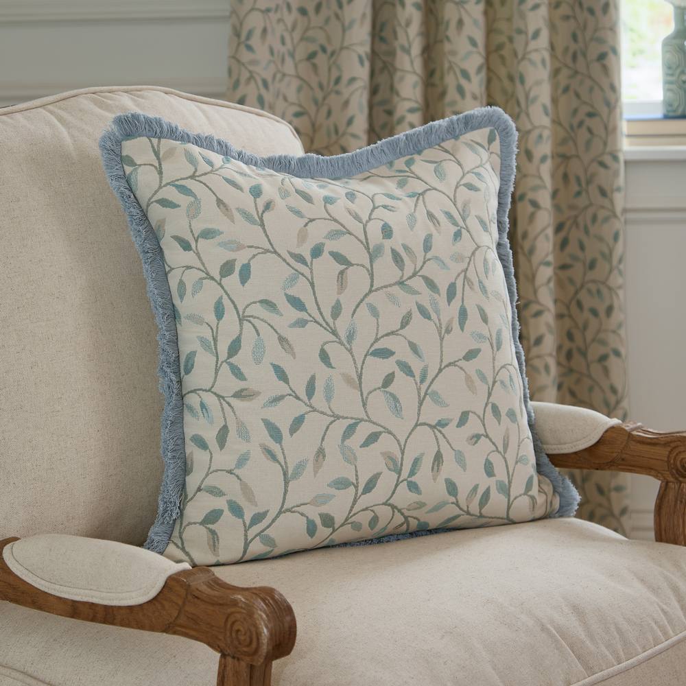 Voyage Maison Cervino Jacquard Cushion in Blue