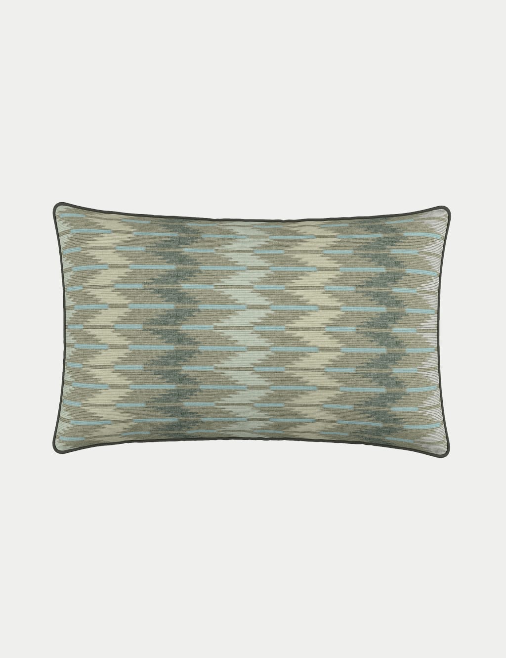 Bedeck of Belfast Pure Cotton Alessie Cushion Green Mix
