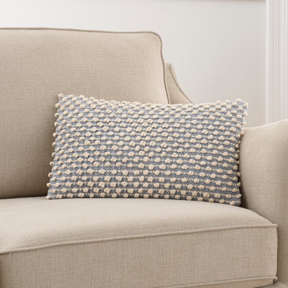 Jersey Bobble Rectangle Cushion