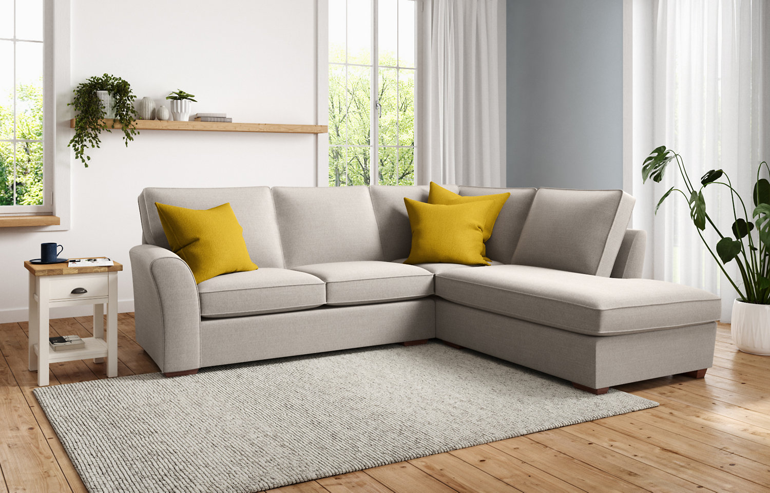 M&S Lincoln Corner Chaise Sofa (Right-Hand)