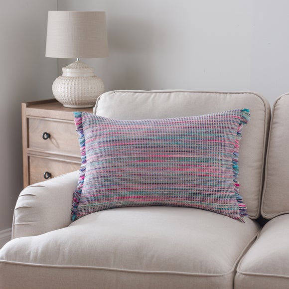 Ava Fringe Cotton Rectangle Cushion