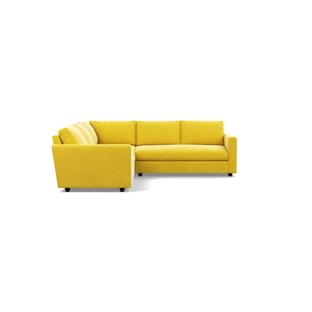 Heal's Nimbus II Large Corner Sofa Varese Velvet Alchemilla