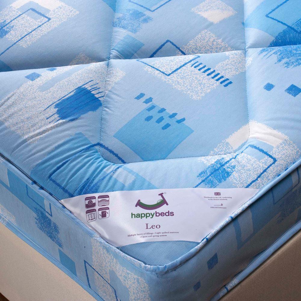 Leo Blue Spring Kids Mattress - 3ft Single (90 x 190 cm)