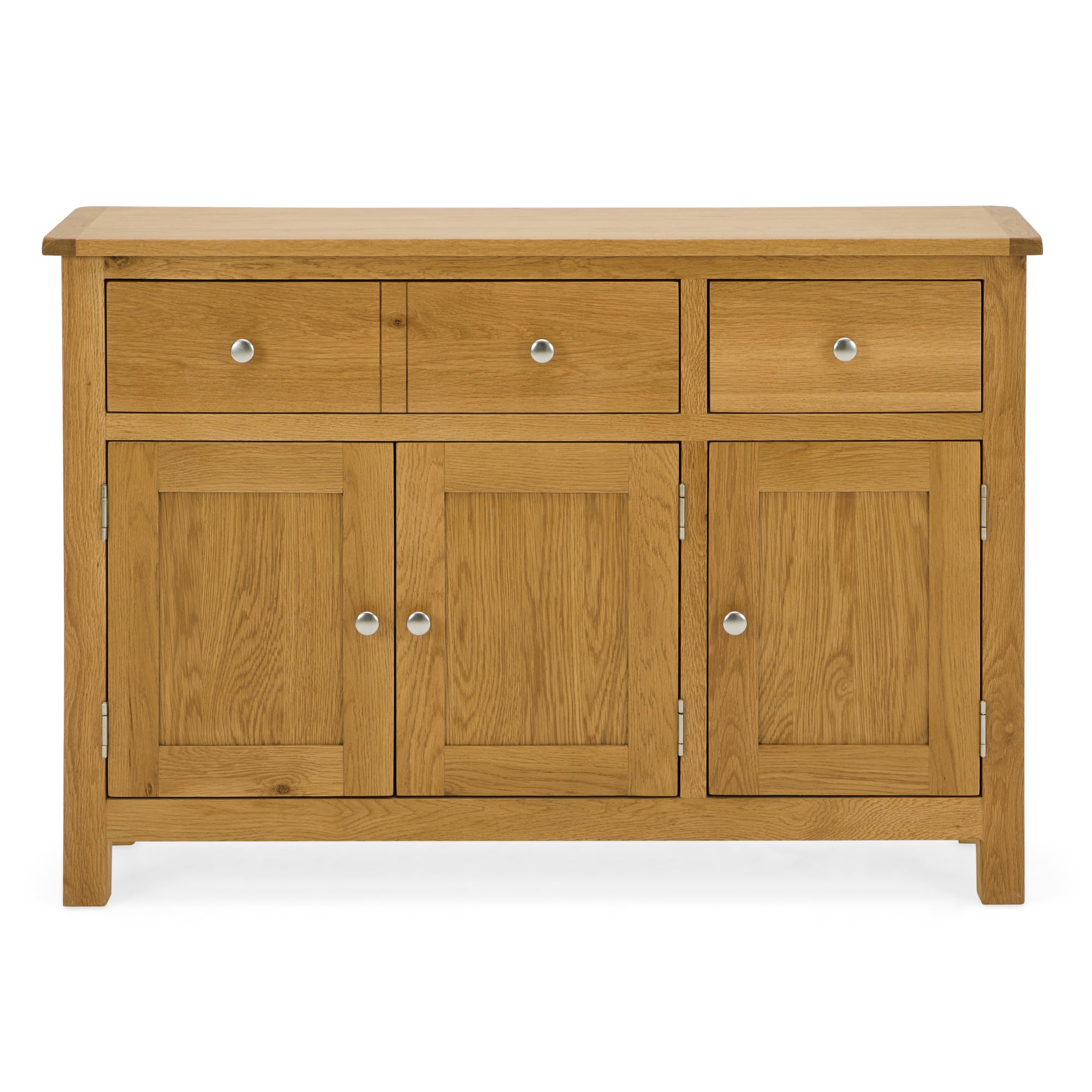 Bromley Oak Large Sideboard Brown