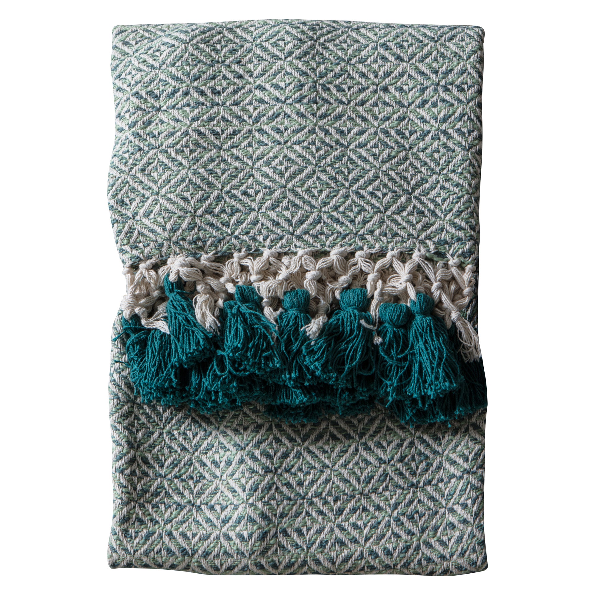 Geo Emerald 130cm x 150cm Throw Emerald (Green)