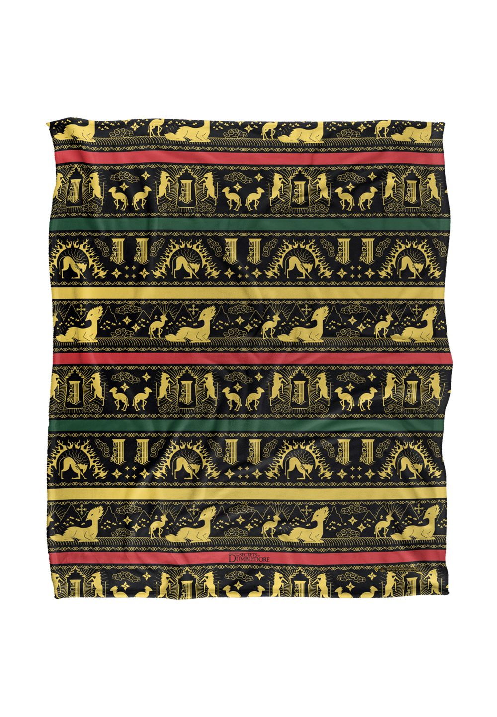 FANTASTIC BEASTS The Secrets of Dumbledore Brazil Pattern Silky Touch Super Soft Throw Blanket 152 X 127 cm in White