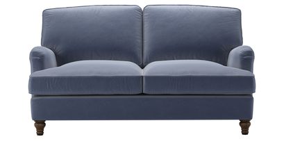 Bluebell 2 Seat Sofa Bed in Sapphire Smart Velvet - sofa.com