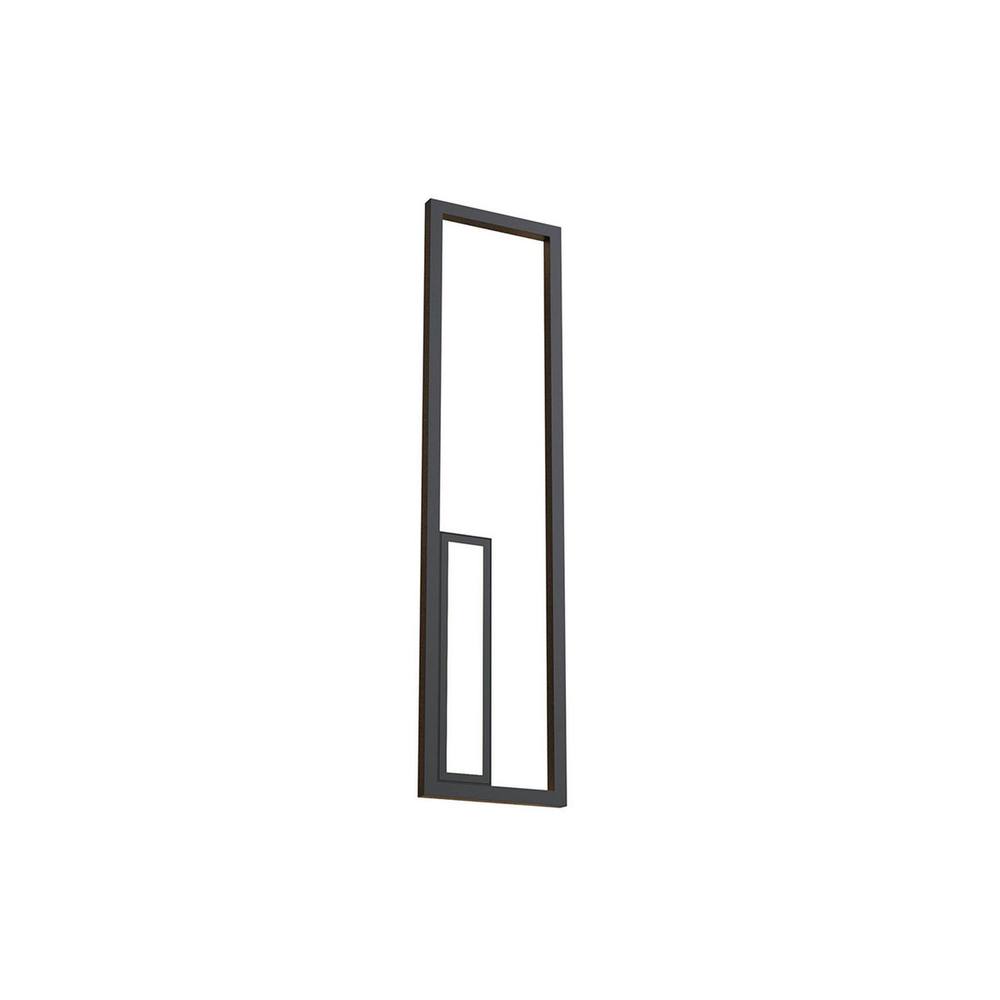 Netlighting Boutique Rectangle Wall Lamp 40W LED 3000K 2250lm Black 3yrs Warranty