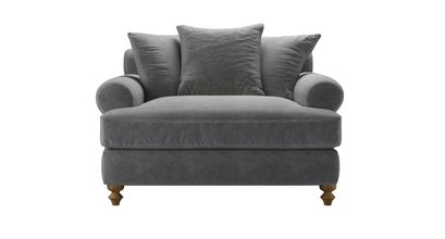 Teddy Loveseat Sofabed in Earl Grey Smart Velvet - sofa.com