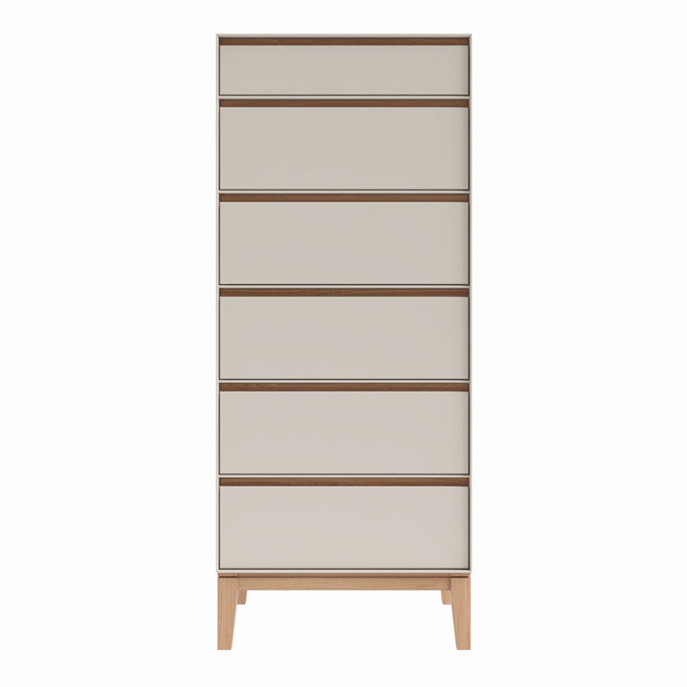 Heal's Lars Tallboy Dresser Cashmere/Oak 2