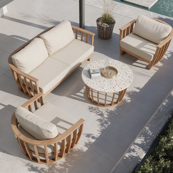 Lucca 5 Seater Garden Lounging Set With Coffee Table