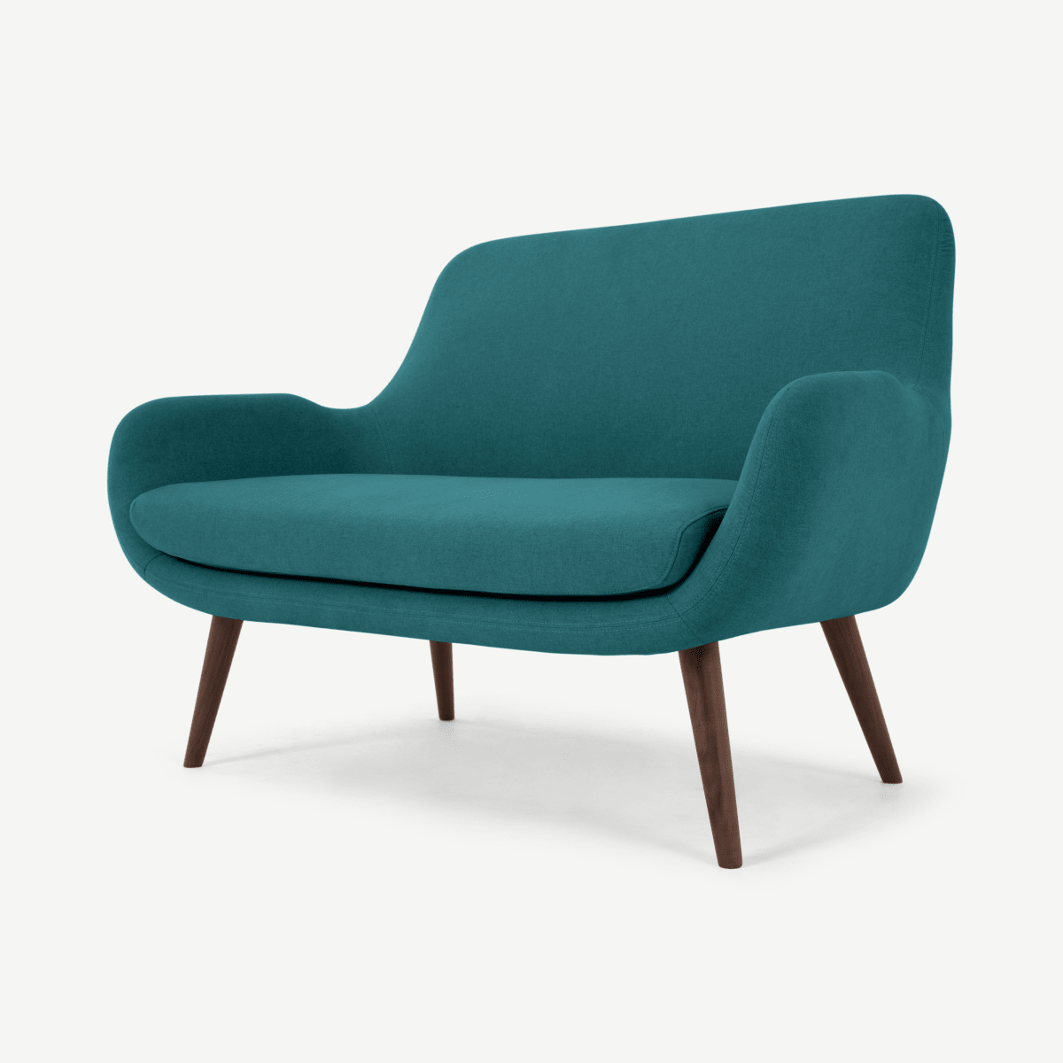 Moby 2 Seater Sofa, Mineral Blue Fabric
