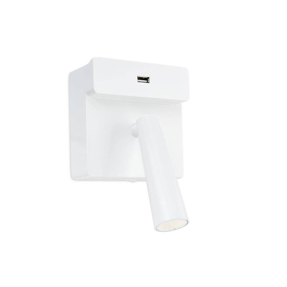 Netlighting Gamma LED Wall Reading USB Light White 175lm 2700K
