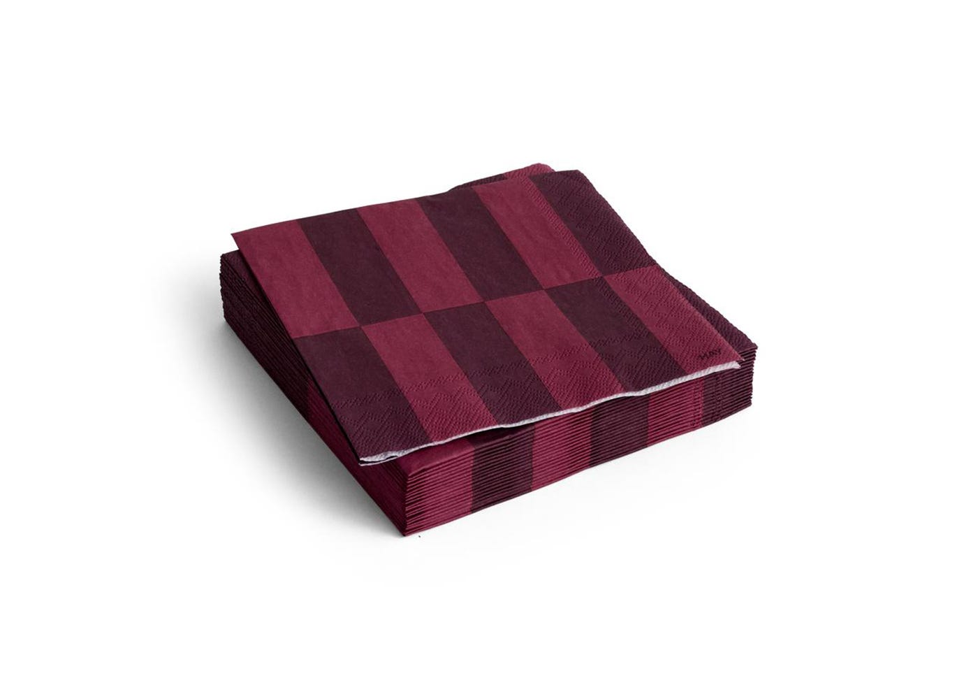 HAY Pattern Napkins Bordeaux and Wine Set 20 Cocktail